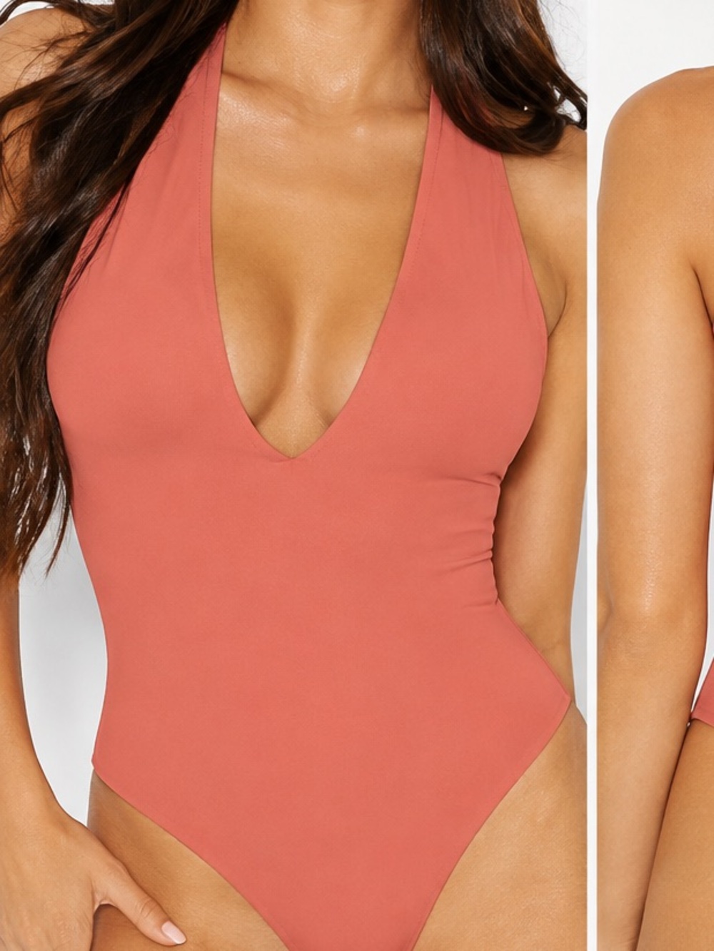 ARITZIA BABATON contour V-neck bodysuit